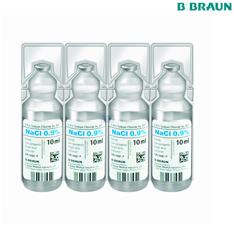 B Braun Sodium Chloride For Injection 10ml, 20 Pack/Box